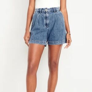 Old Navy Taylor Extra High Rise Denim Shorts